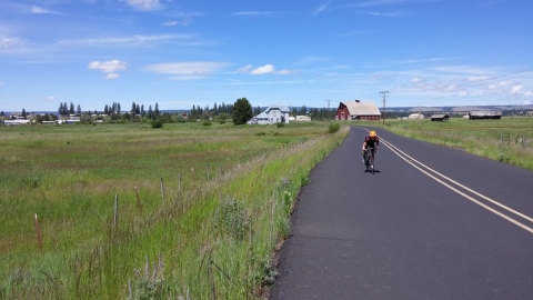 Sprinting out of Ukiah