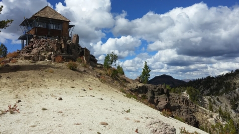 Mule Peak Lookout pictured active in 2016.