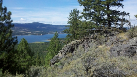 Indian Rock overlook, not to be confused with the Indian Rock overlook in La Grande.