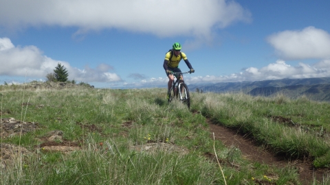 The author on Grizzley Ridge.