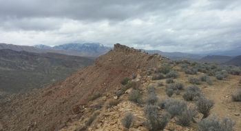 The top of the trail. The top of the trail.