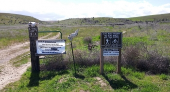 Main trail entry. 