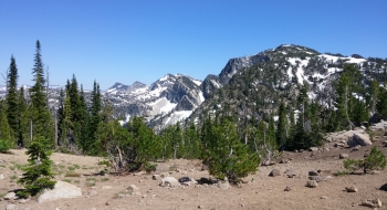 Granite Butte from Burger Pass.