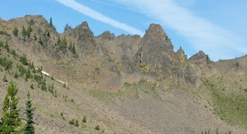 The Gargoyles, with the patron gargoyle perched on the right.