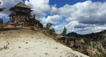 Mule Peak Lookout pictured active in 2016.