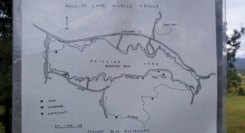 The official trail map, which burned to oblivious on the southwest shore fire of 2012.