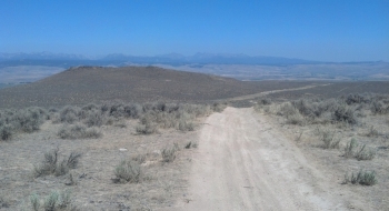 Wallowa Mountains in the distance