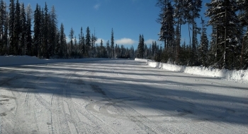 Andies Prairie Snopark during a weekday at the beginning of winter. 