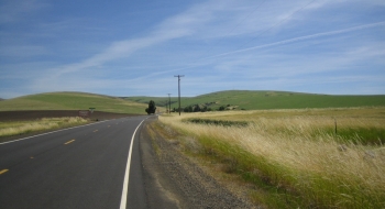 The beginning of the climb out of Mission.