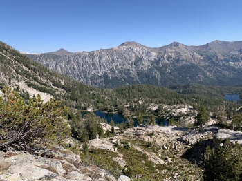 Razz Lake seen from above it (off trail)