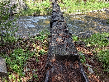 First water crossing of South Trail Creek