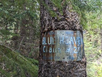 Gold mining claim from early 1980s