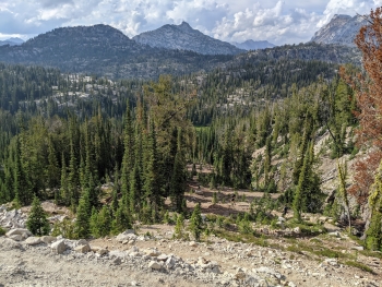 View toward Lakes Basin.