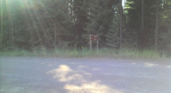 Look for this trailhead sign on Road 63