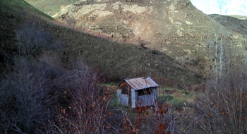 An old cabin up Eureka Creek