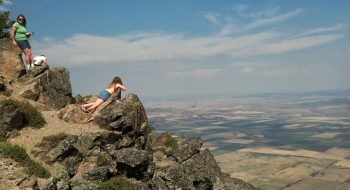View to the north from overlook on Mt. Emily.