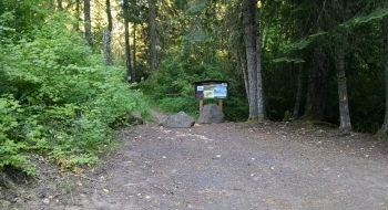 Buck Creek Trailhead near Mission, Oregon.