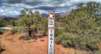 The trails are well marked. The trails are well marked.
