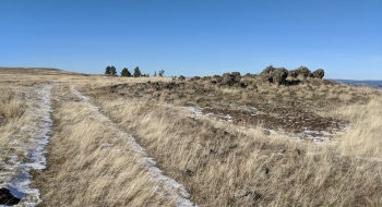 The road continues on a little ways further, but it is unclear on what the official destination is. 