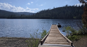 The boat launch and dock