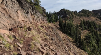 Nearing a saddle for Blowout Basin