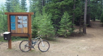 Huckleberry Mt. Trailhead begins the adventure.