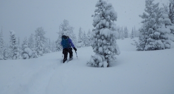 Getting close to the lookout.