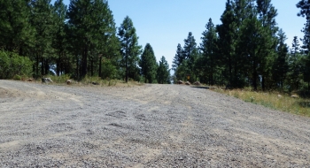 ATV 1 starts straight ahead when entering the OHV parking area of MERA, off of Fox Hill Rd. 