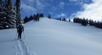 The initial climb from Jim Creek.