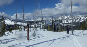 Topping out near Summit Lake. 