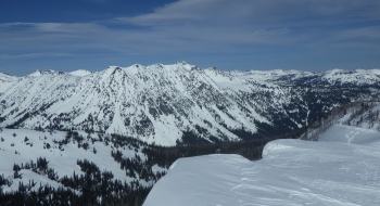 Marble Mountain and the Imnaha River to the Northeast