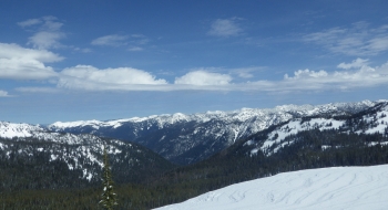 Looking Northeast into the Minam Drainage from the far saddle. 