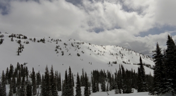 West side of Grateful Ridge
