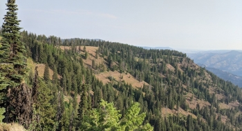 Long Ridge above the Minam. 