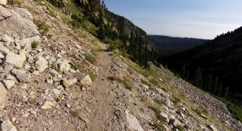 Looking back toward West Eagle Meadow.