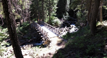 Bridge across Rock Creek.